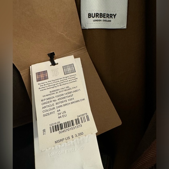 Burberry Field Check Jacket - Mens EU 44 - Picture 12 of 15
